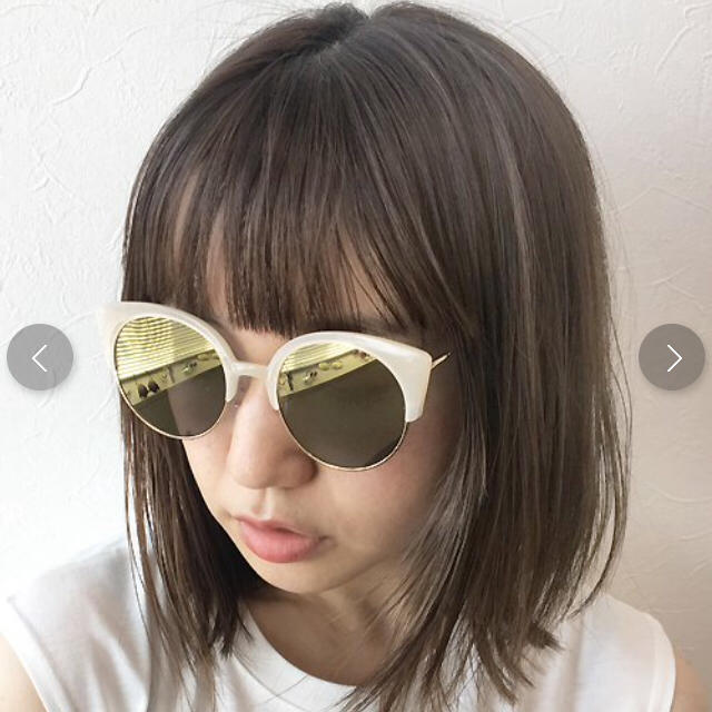 ThreeFourTime(スリーフォータイム)の新品 ベージュ 5/5 スリーフォータイムSUN GLASSES ¥4,212円 レディースのファッション小物(サングラス/メガネ)の商品写真