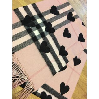 バーバリー(BURBERRY)のバーバリー ハート マフラー 美品(マフラー/ショール)