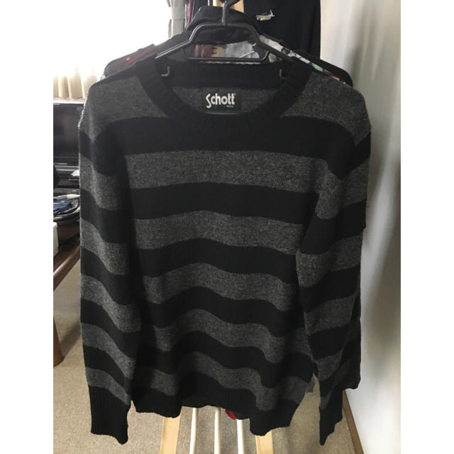 schott - ショット ボーダーセーター ニットの通販 by とんちゃん's