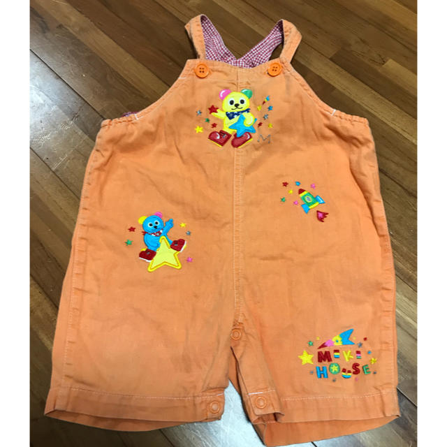 mikihouse(ミキハウス)のミキハウス サロペット オーバーオール 90 キッズ/ベビー/マタニティのキッズ服男の子用(90cm~)(パンツ/スパッツ)の商品写真