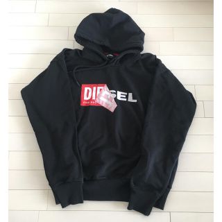 ディーゼル(DIESEL)の【すぅ様専用】M ディーゼル ロゴ パーカー ブラック(パーカー)