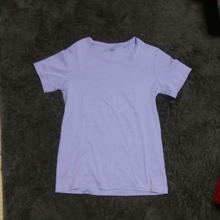 ユニクロ(UNIQLO)のTシャツL薄いパープルUNIQLO(Tシャツ(半袖/袖なし))