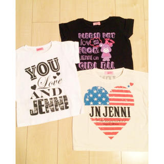 ジェニィ(JENNI)の♡JENNI♡半袖Tシャツ3点セット♡110㌢ ジェニー(Tシャツ/カットソー)