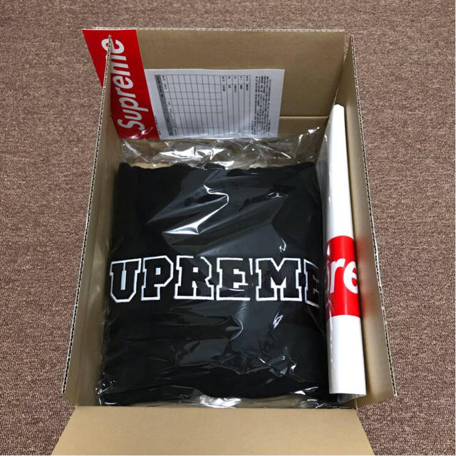 トップスSupreme Collegiate Logo パーカー Ｓ カレッジ ロゴ