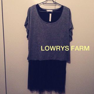 ローリーズファーム(LOWRYS FARM)のチュールタンクSETコーデ★新品(ミニワンピース)