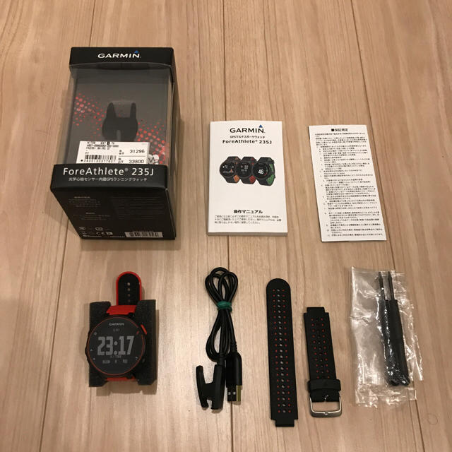 ランニング専用です。  取り置き中。GARMIN  今年1月購入