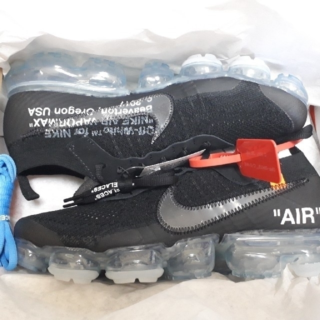 Nike Air Vapormax FK Off White The 10 Virgil Abloh Men 7.5 EUC AA3831 002