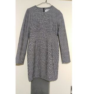 グリード(GREED)のGREED グリード グレンチェックワンピース　中古　美品　インスタグラマー　(ひざ丈ワンピース)