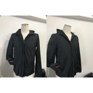 プラダ(PRADA)の●6.8万プラダスポーツナイロンパーカーＷジップジャケット赤タグ●美品メンズ可(ナイロンジャケット)