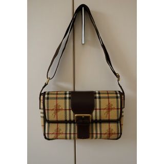 バーバリー(BURBERRY)のバーバリー ノバチェック ショルダーバッグ ポーチ ホースマーク(ショルダーバッグ)