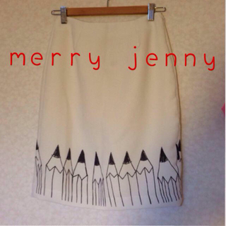 メリージェニー(merry jenny)のmerryjenny ペンシル柄スカート(ひざ丈スカート)