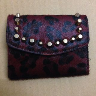 ザラ(ZARA)のZARA美品ハラコヒョウ柄財布(財布)