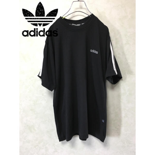 adidas(アディダス)の古着 adidas 90S ワンポイントロゴ k メンズのトップス(Tシャツ/カットソー(半袖/袖なし))の商品写真