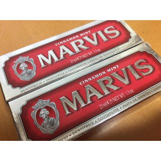 マービス(MARVIS)のMARVIS シナモン 25ml×2(歯磨き粉)