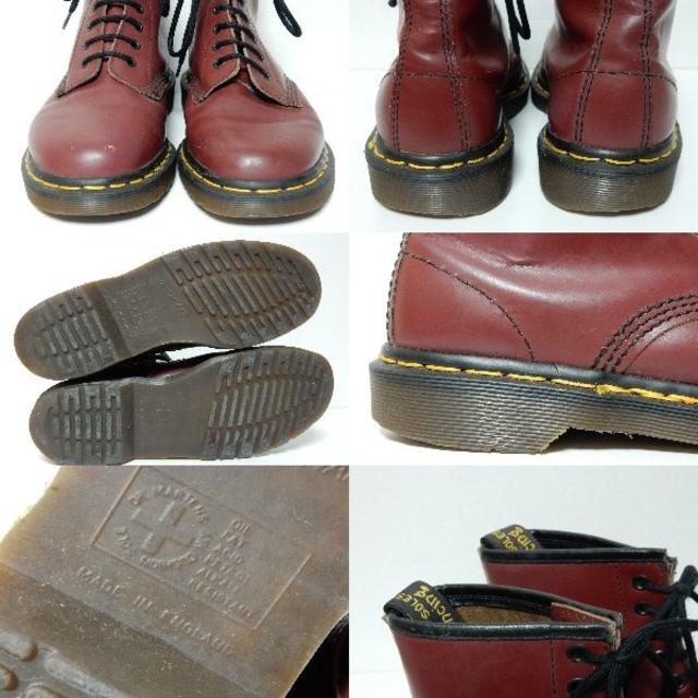 Dr.Martens - 美品!茶芯!英国製!ドクターマーチン8ホールUK4 Dr.Martens - 美品!茶芯!英国製!ドクターマーチン8ホールUK4