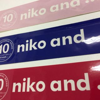 ニコアンド(niko and...)のニコアンド シール 3枚セット(シール)