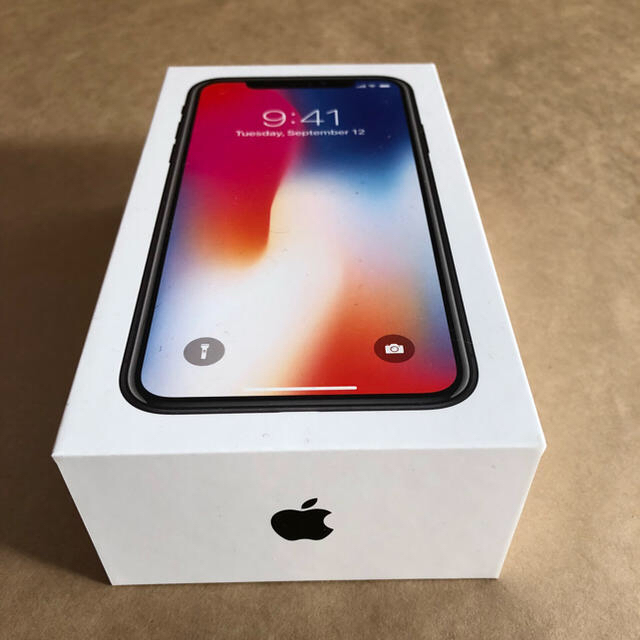日本製 Apple - Apple iPhone X 256GB スペースグレイ 新品未使用 一括