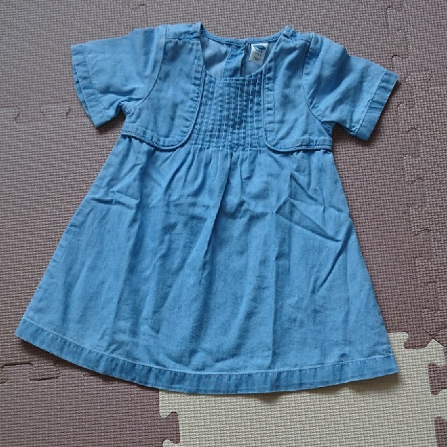 Old Navy(オールドネイビー)のデニムワンピース 70 キッズ/ベビー/マタニティのベビー服(~85cm)(ワンピース)の商品写真