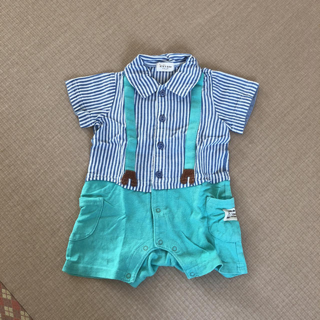 kid’s zoo(キッズズー)のキッズ ズー 半袖ロンパース70センチ キッズ/ベビー/マタニティのベビー服(~85cm)(ロンパース)の商品写真