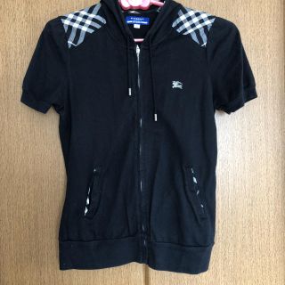 バーバリーブルーレーベル(BURBERRY BLUE LABEL)のBurberry バーバリーブルーレーベル 半袖パーカー(パーカー)