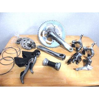シマノ(SHIMANO)のシマノ 105 & Tiagra 10速グループセット  新車外し 未使用品(パーツ)
