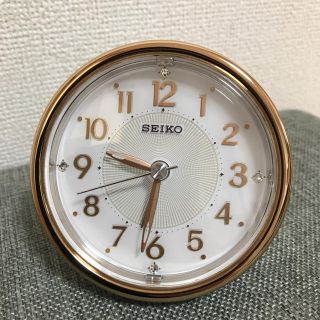 セイコー(SEIKO)のusao様 SEIKO 目覚まし時計 新品未使用(置時計)