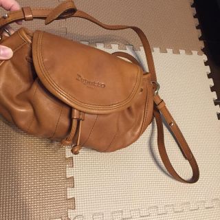 レペット(repetto)のレペット  ショルダー バッグ ポシェット 茶色(ショルダーバッグ)