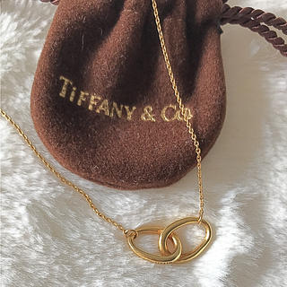 Tiffany & Co. - ティファニー ダブルループ ネックレス K18の通販 by