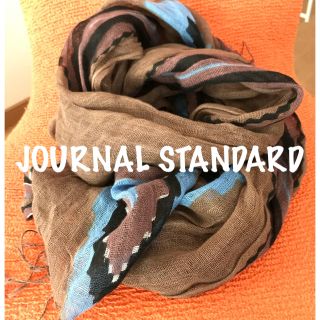 ジャーナルスタンダード(JOURNAL STANDARD)のhom様専用☆JOURNAL STANDARD 茶系柄ストール(ストール/パシュミナ)