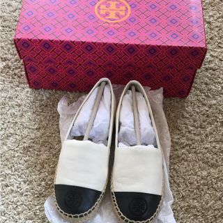 トリーバーチ(Tory Burch)のねぎ様専用 エスパドリーユ レザー 革 フラット バレエ(バレエシューズ)