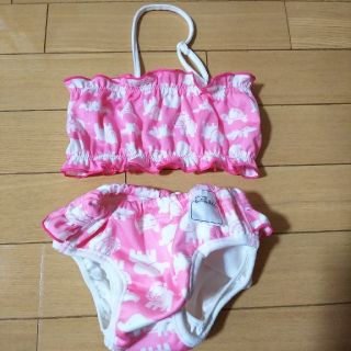 ニシキベビー(Nishiki Baby)のおむつがとれてなくても🆗ニシキ 女児 ビキニ＋オムツパンツ  90センチ (水着)