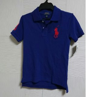 ポロラルフローレン(POLO RALPH LAUREN)の新品 ラルフローレン ビッグポニー 刺繍 半袖ポロシャツ 130(Tシャツ/カットソー)