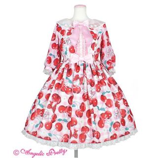 アンジェリックプリティー(Angelic Pretty)のFresh Cherryワンピース(ひざ丈ワンピース)