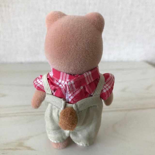 S3 新品 初期 シルバニアファミリー クマ の お父さん グレー S3 新品 初期 シルバニアファミリー クマ の お父さん グレー