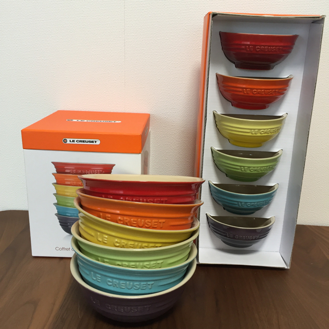 LE CREUSET(ルクルーゼ)の専用☆ルクルーゼ レインボー 2点セット インテリア/住まい/日用品のキッチン/食器(食器)の商品写真