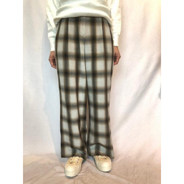 PHEENY(フィーニー)のPHEENY Rayon ombre check pants レディースのパンツ(カジュアルパンツ)の商品写真