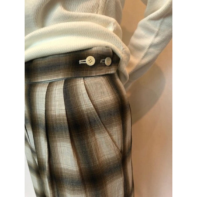 PHEENY(フィーニー)のPHEENY Rayon ombre check pants レディースのパンツ(カジュアルパンツ)の商品写真