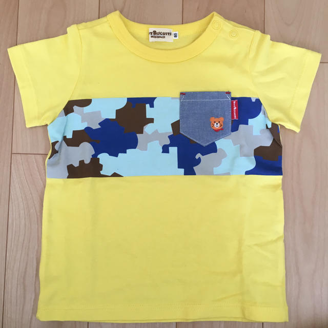 HOT BISCUITS(ホットビスケッツ)の【新品】ミキハウスHB Tシャツ 80サイズ キッズ/ベビー/マタニティのベビー服(~85cm)(Ｔシャツ)の商品写真