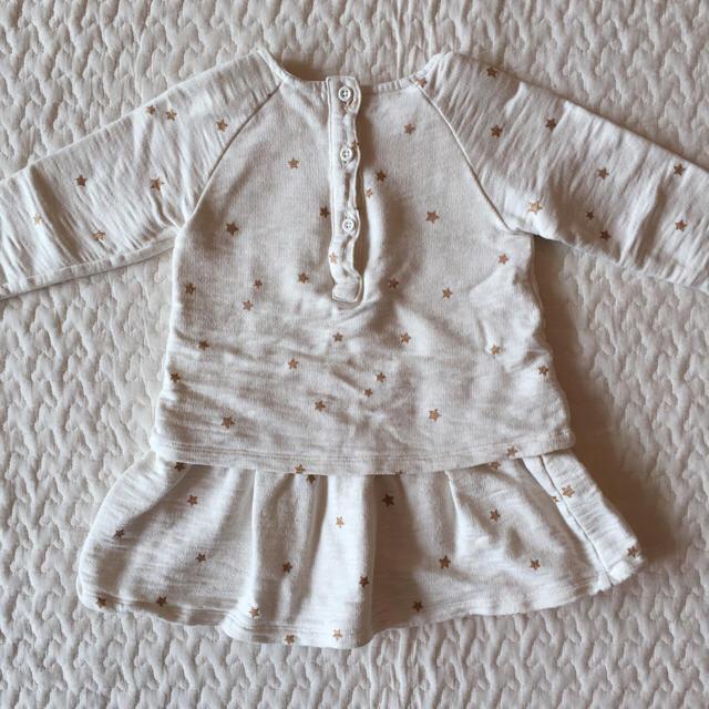 NEXT(ネクスト)のnext baby ☆ 星柄ワンピース 9-12M  キッズ/ベビー/マタニティのベビー服(~85cm)(ワンピース)の商品写真