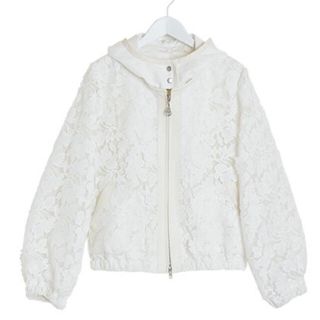 akiki   FLOWER LACE BLOUSON ホワイト(ブルゾン)