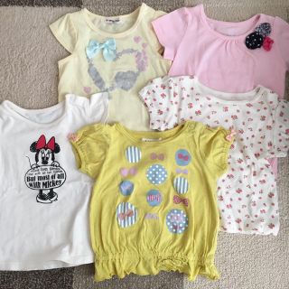 エニィファム(anyFAM)の女の子用トップス90センチ5枚セット(Tシャツ/カットソー)