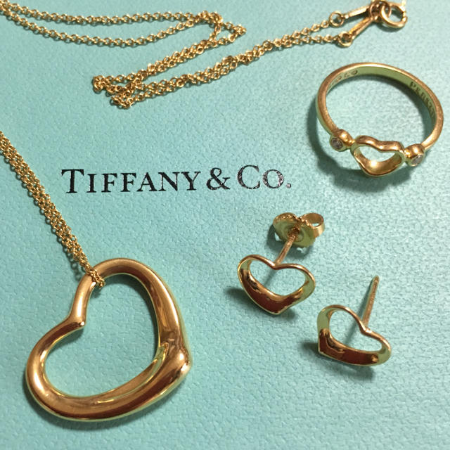 Tiffany & Co. - K18 ティファニー オープンハートピアスの通販 by 桃の花's shop｜ティファニーならラクマ