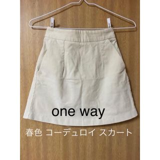 ワンウェイ(one*way)のスカート ワンウェイ 春色(ミニスカート)