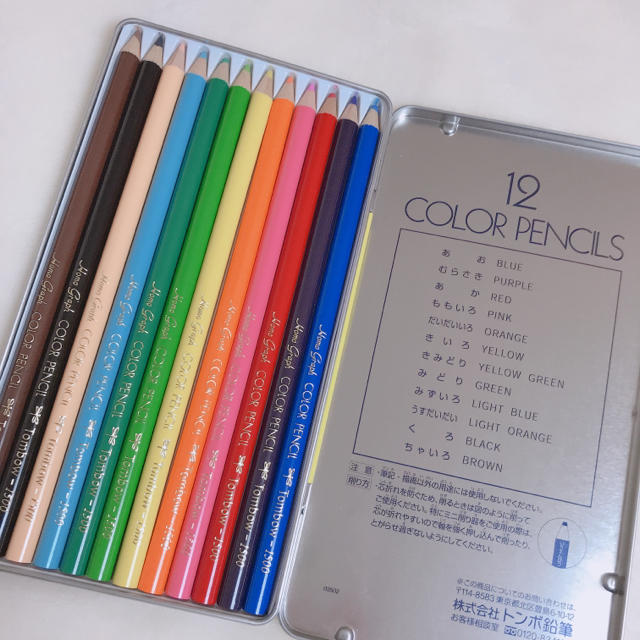 トンボ鉛筆 - Tombow 色鉛筆 12色セットの通販 by はまむー's shop 