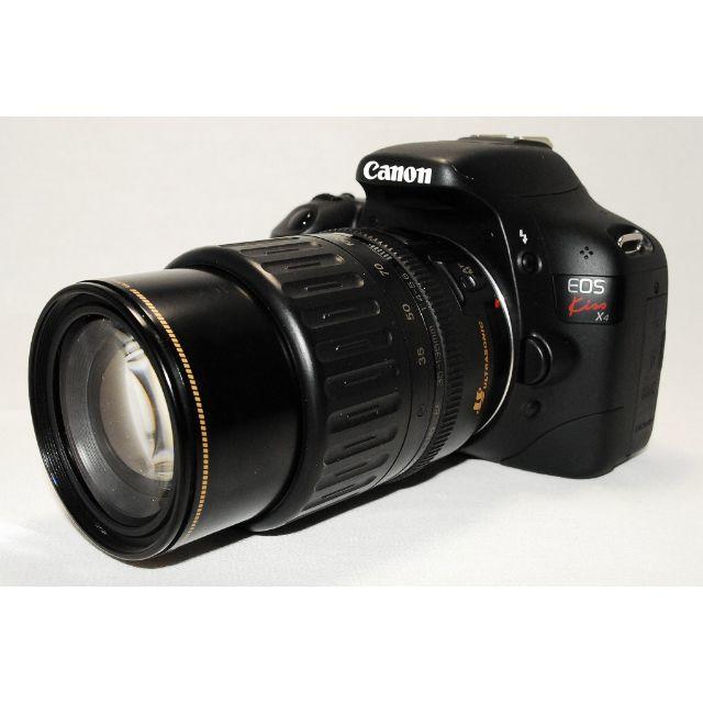 女性に最適☆軽い！Canon Kiss X4/EF35-135mmキット小キズスレ程度で良品です♪光学