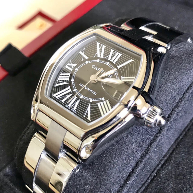 Cartier - 美品 カルティエ ロードスター LM メンズ ブルガリ Cartier - 美品 カルティエ ロードスター LM メンズ ブルガリ