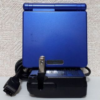 ゲームボーイアドバンス(ゲームボーイアドバンス)の中古★ニンテンドー ゲームボーイアドバンスSP アズライトブルー本体 充電器付き(携帯用ゲーム機本体)