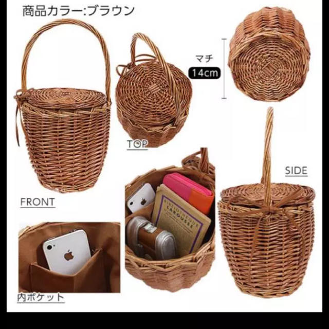 神戸レタス(コウベレタス)の神戸レタス レディースのバッグ(かごバッグ/ストローバッグ)の商品写真