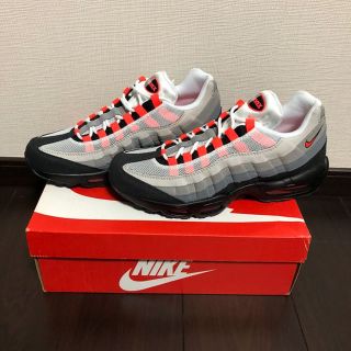 ナイキ(NIKE)の早い者勝ち 最安値 AIR MAX 95 SOLAR RED ソーラーレッド(スニーカー)