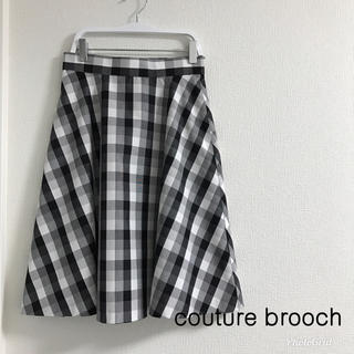 クチュールブローチ(Couture Brooch)のcouture brooch チェック柄 フレアスカート(ひざ丈スカート)